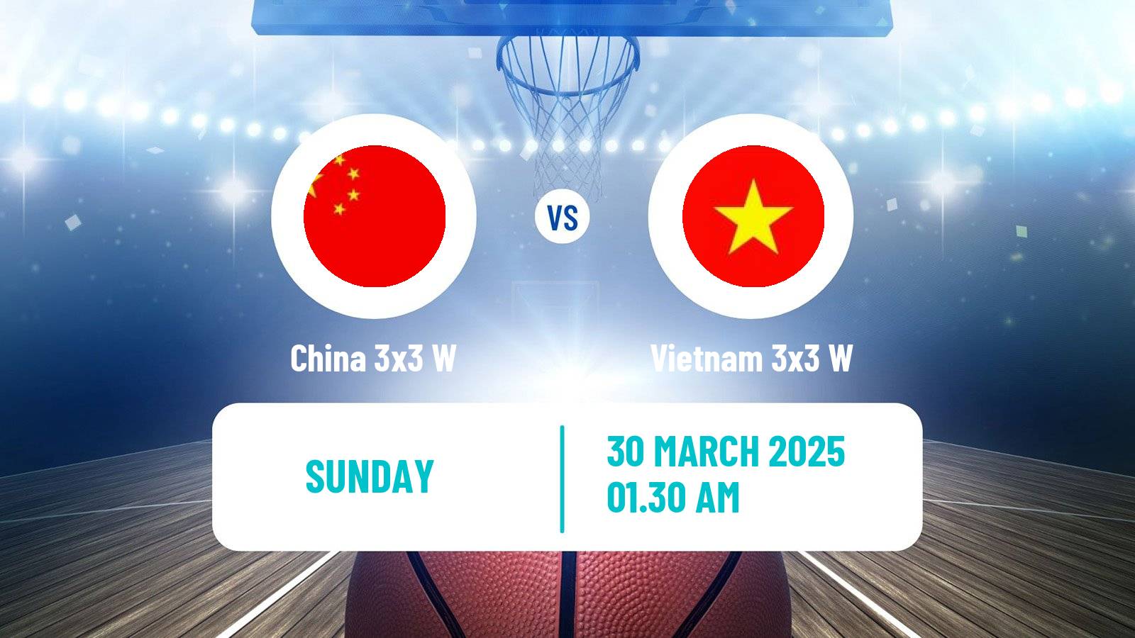 Basketball Asia Cup 3x3 Women China 3x3 W - Vietnam 3x3 W