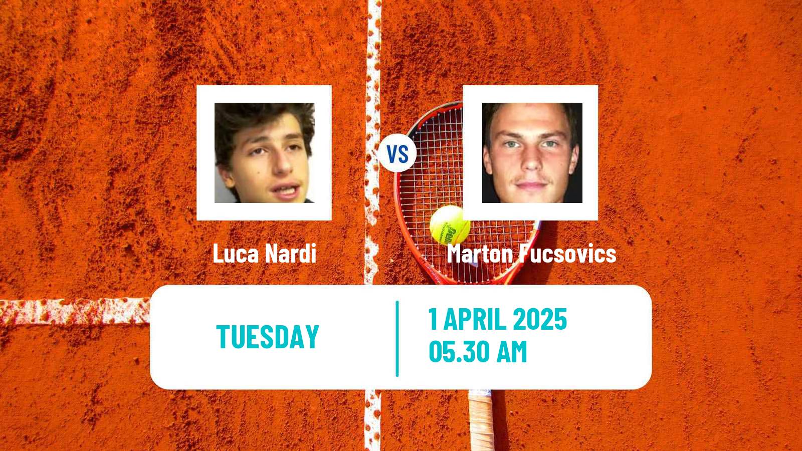 Tennis ATP Bucharest Luca Nardi - Marton Fucsovics