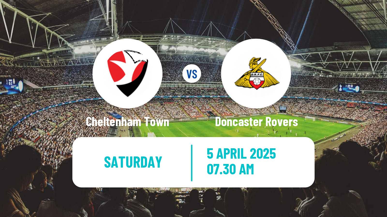 Soccer English League Two Cheltenham Town - Doncaster Rovers