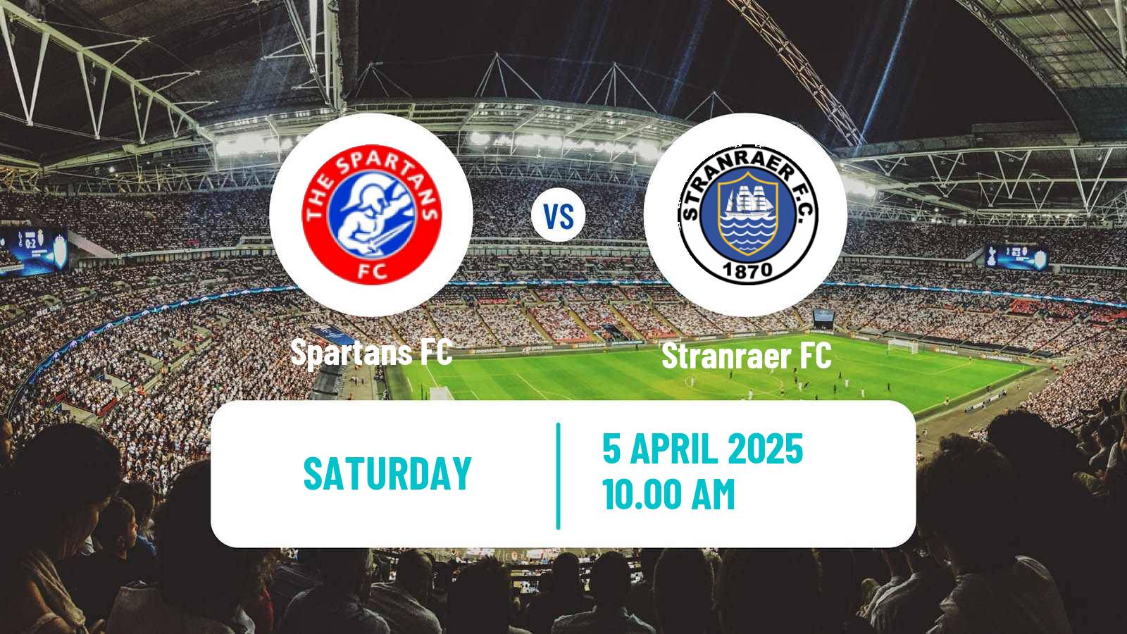 Soccer Scottish League Two Spartans - Stranraer