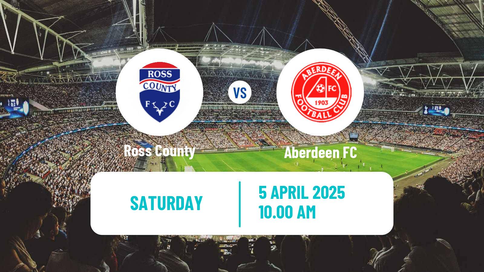Soccer Scottish Premier League Ross County - Aberdeen
