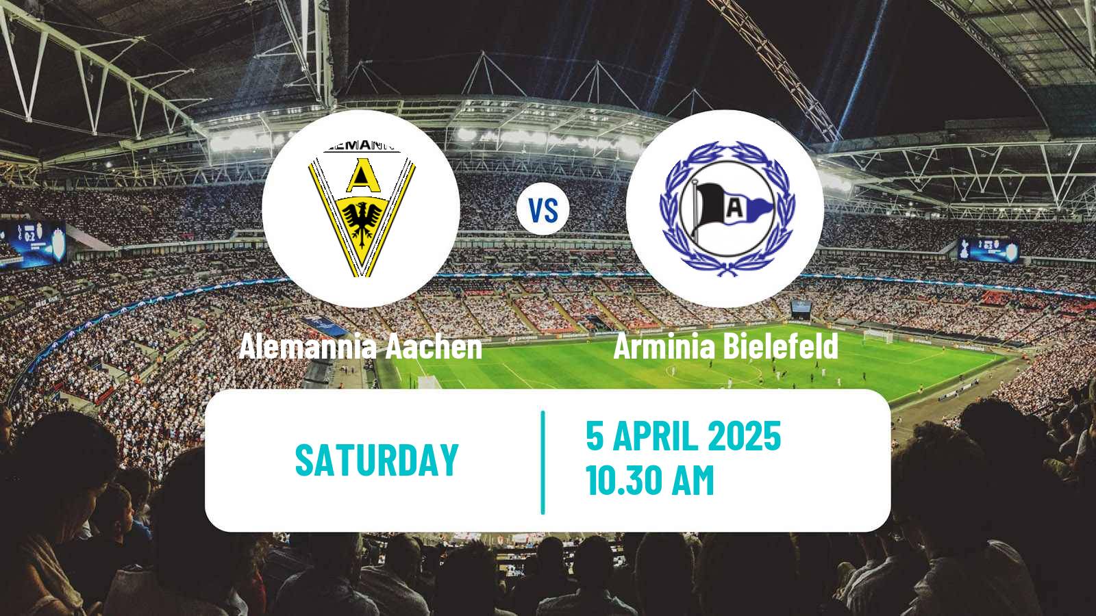 Soccer German 3 Bundesliga Alemannia Aachen - Arminia Bielefeld