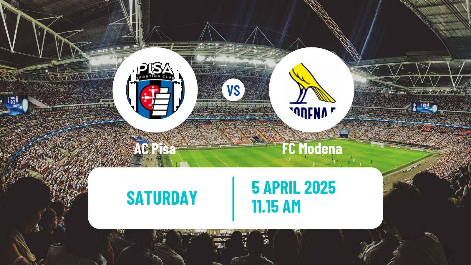 Football Italian Serie B Pisa - Modena