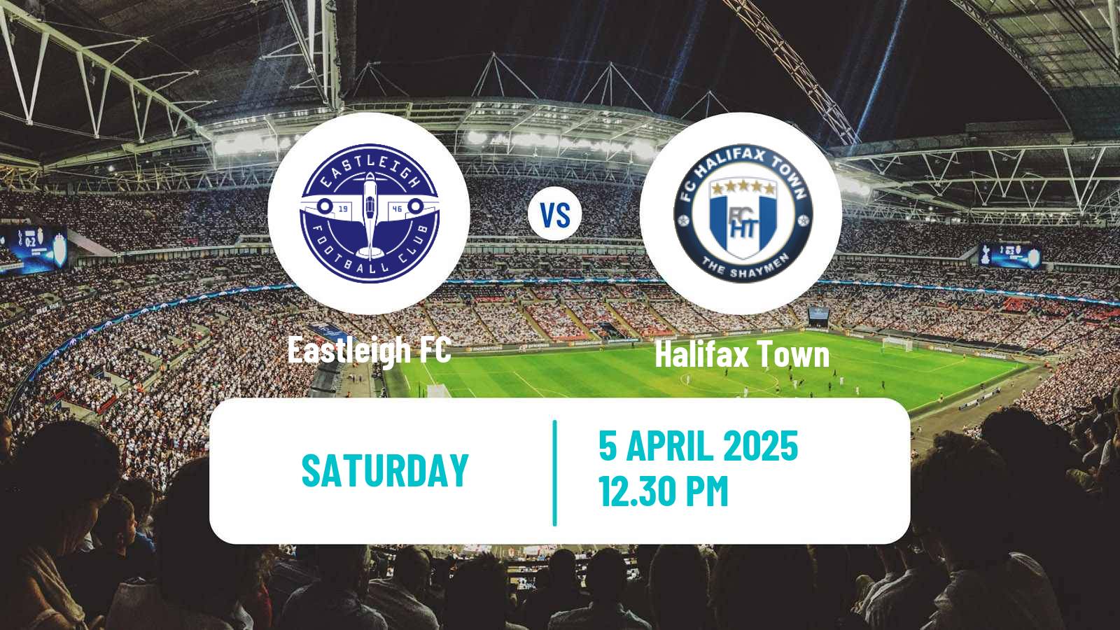 Soccer English National League Eastleigh - Halifax Town