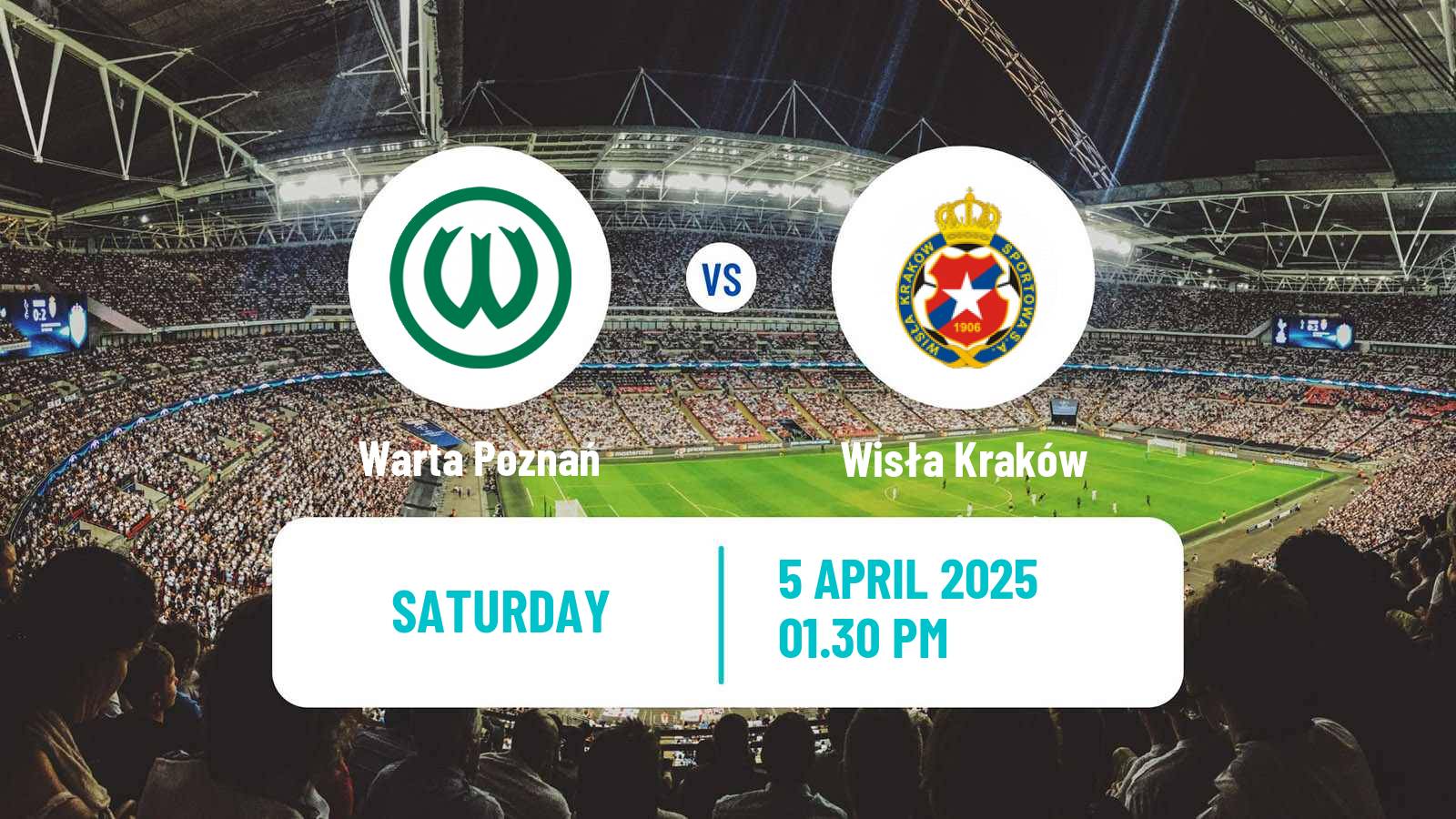 Soccer Polish Division 1 Warta Poznań - Wisła Kraków