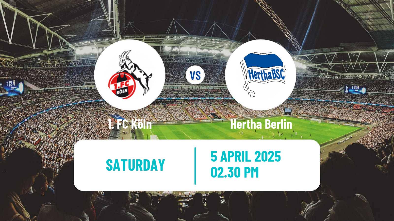 Soccer German 2 Bundesliga Köln - Hertha Berlin