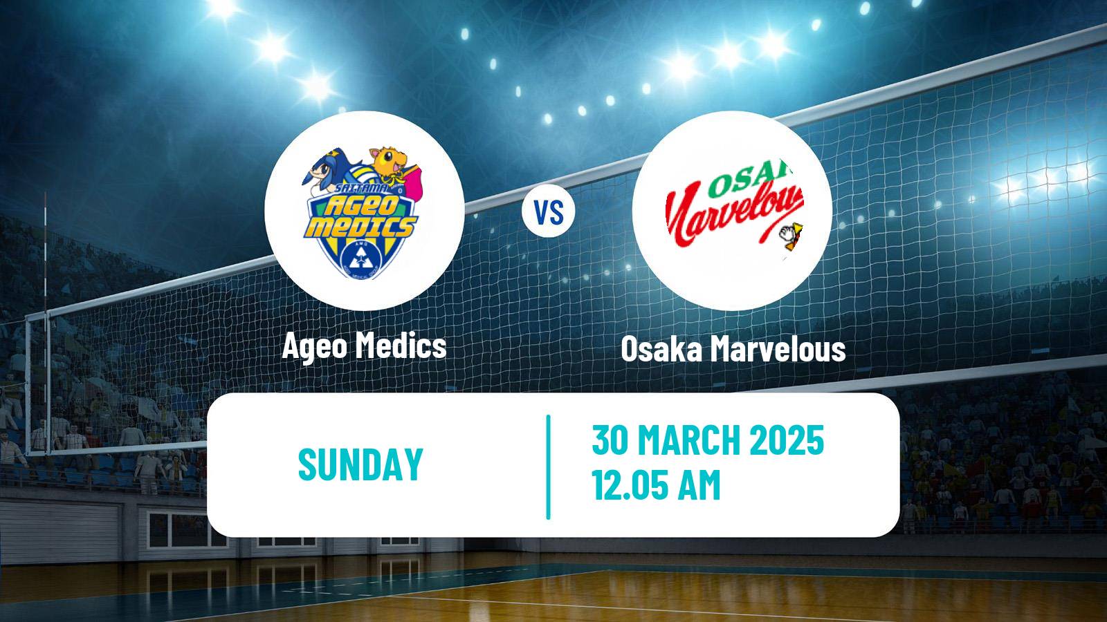 Volleyball Japan V Premier League Women Ageo Medics - Osaka Marvelous