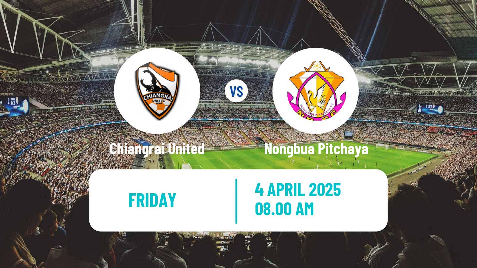Soccer Thai League 1 Chiangrai United - Nongbua Pitchaya