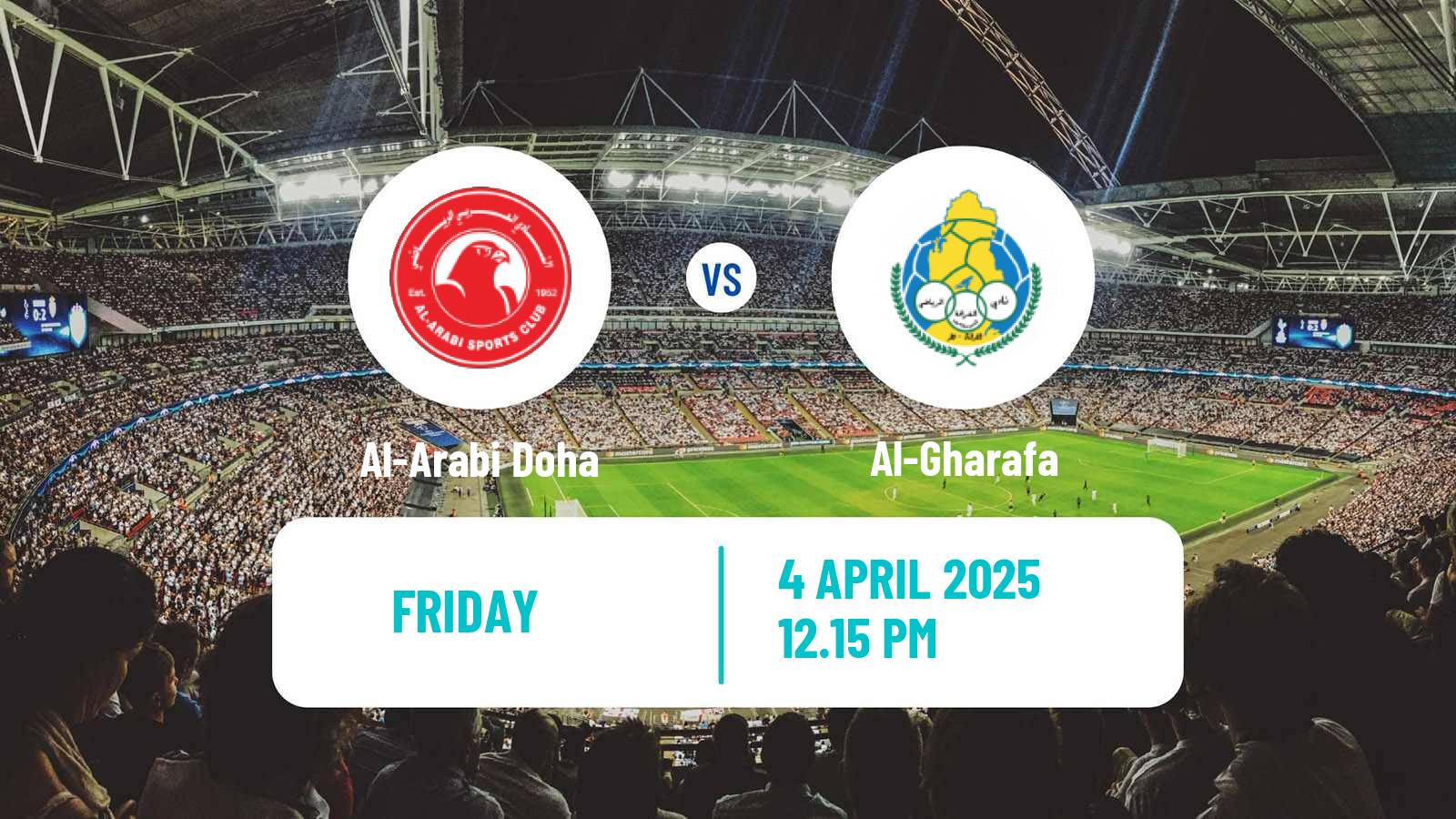 Football Qatar QSL Al-Arabi Doha - Al-Gharafa
