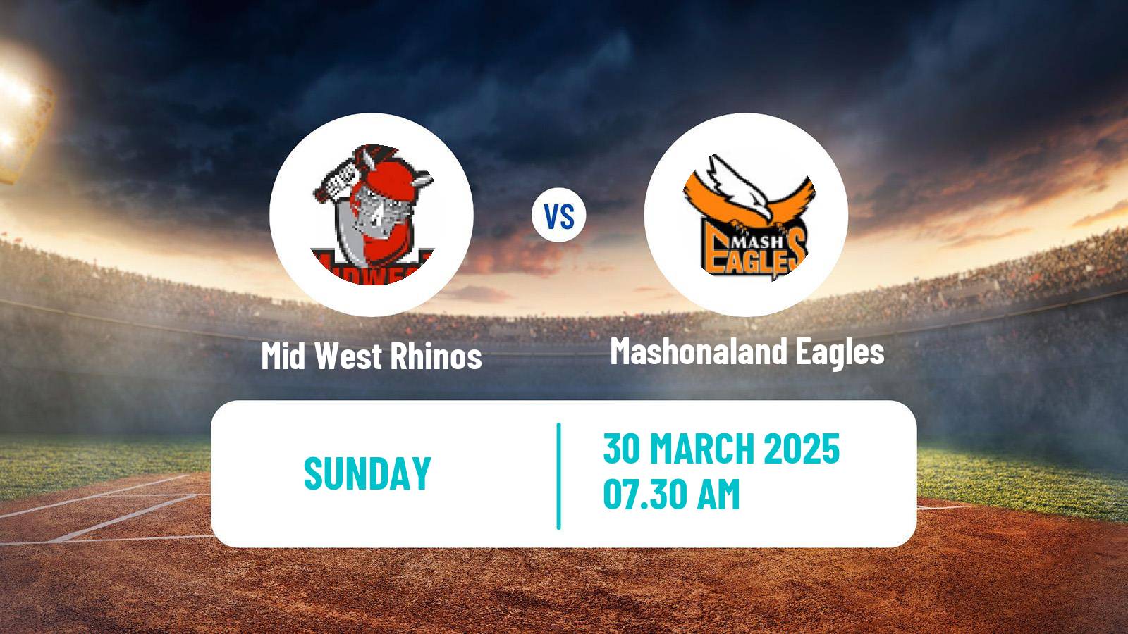 Cricket Zimbabwe Twenty20 Competition Mid West Rhinos - Mashonaland Eagles