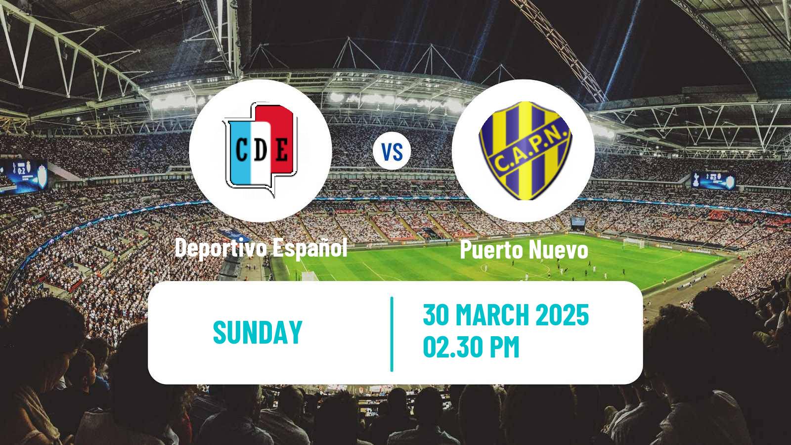 Soccer Argentinian Primera C Deportivo Español - Puerto Nuevo