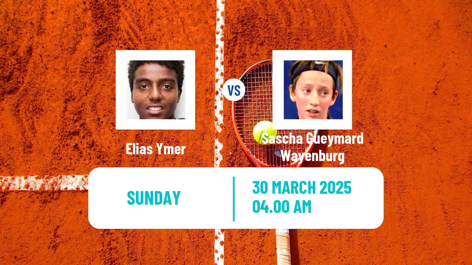 Tennis ATP Bucharest Elias Ymer - Sascha Gueymard Wayenburg