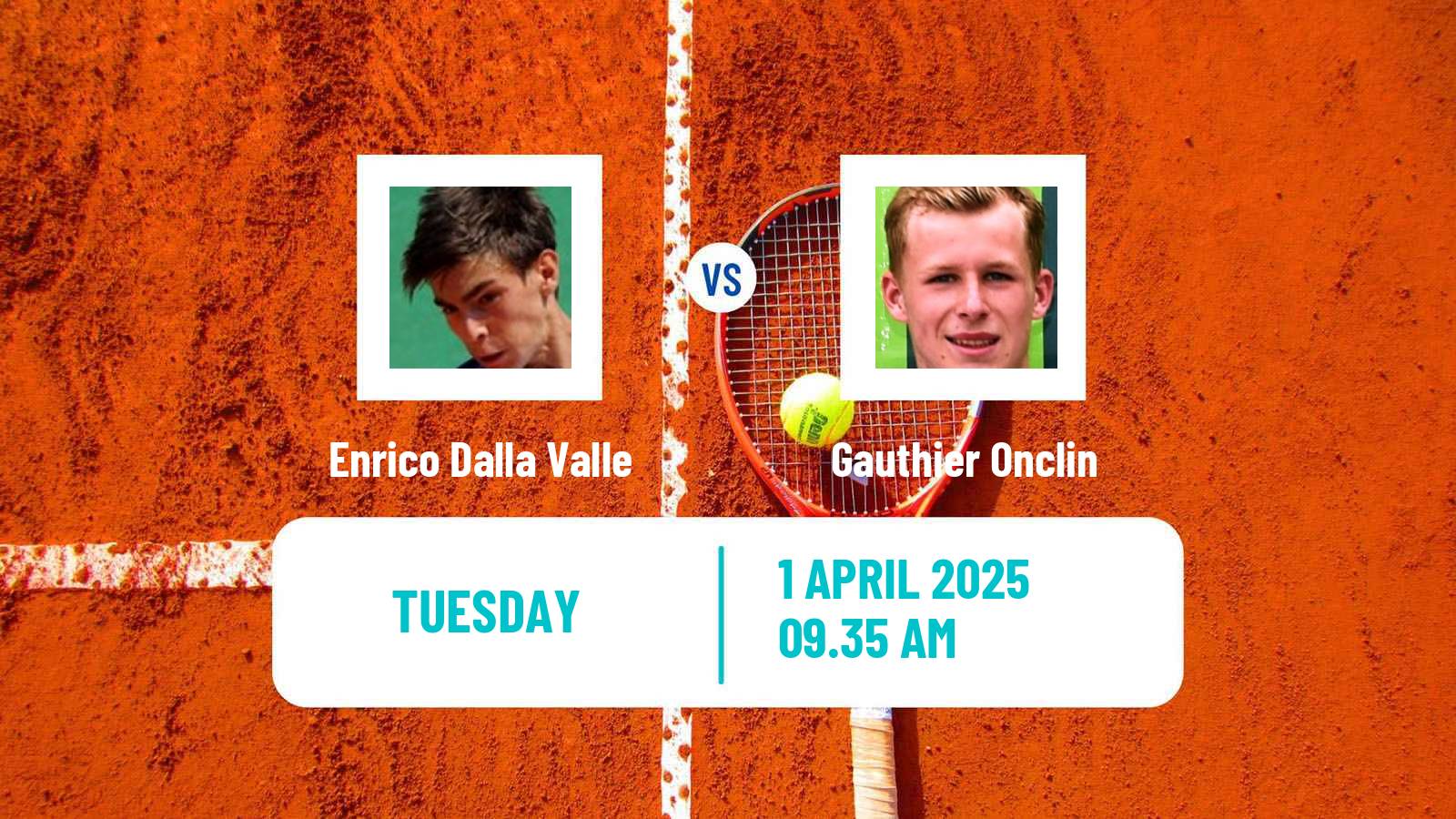Tennis Barletta Challenger Men Enrico Dalla Valle - Gauthier Onclin