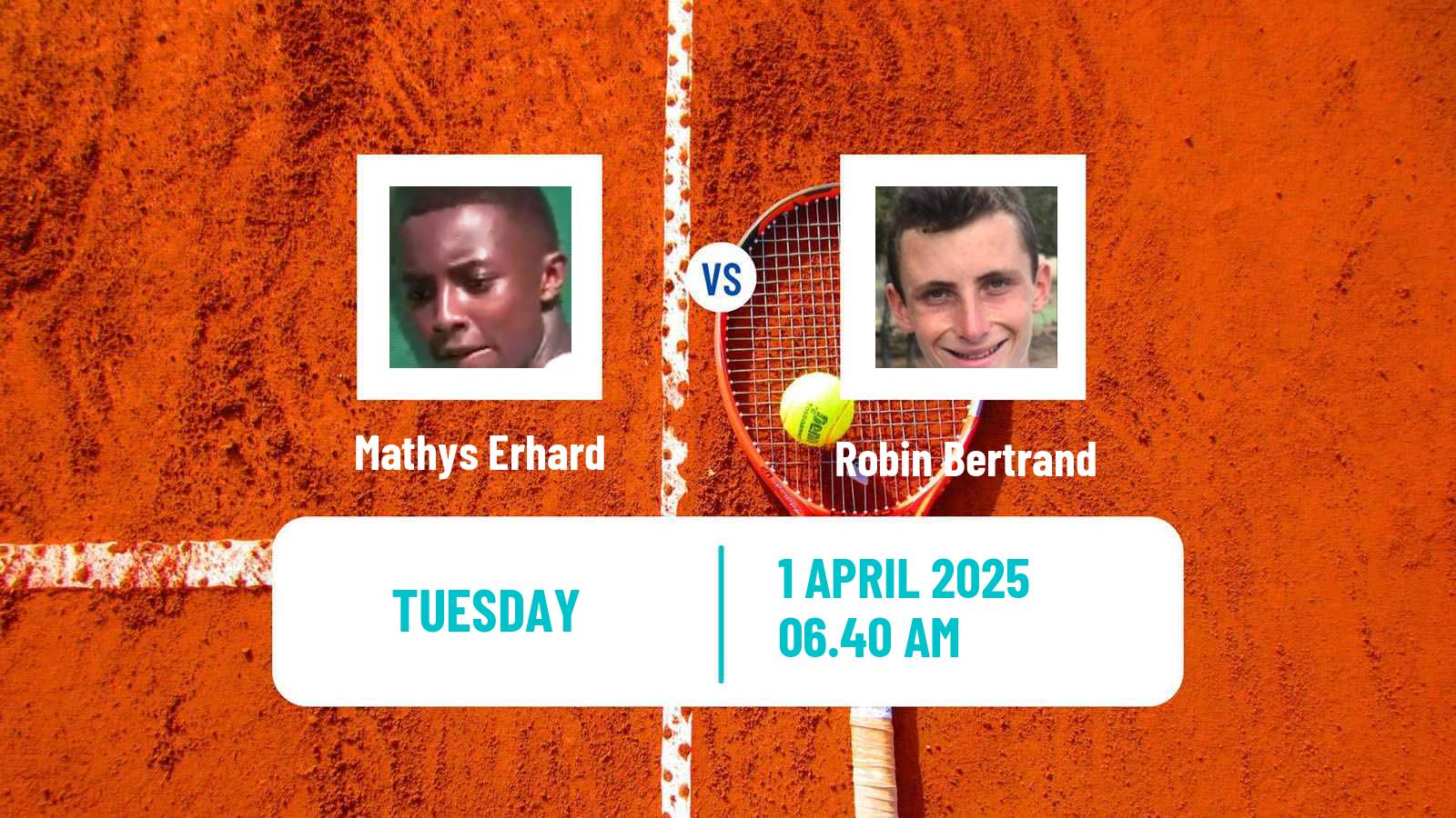 Tennis Barletta Challenger Men Mathys Erhard - Robin Bertrand