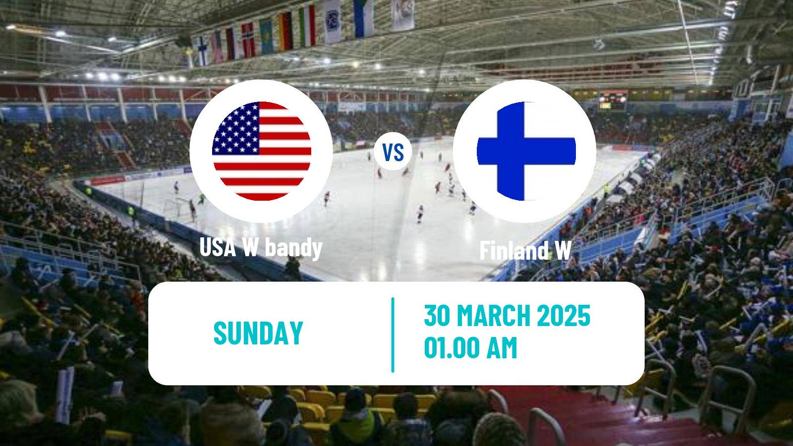 Bandy World Championship Bandy Women USA W - Finland W