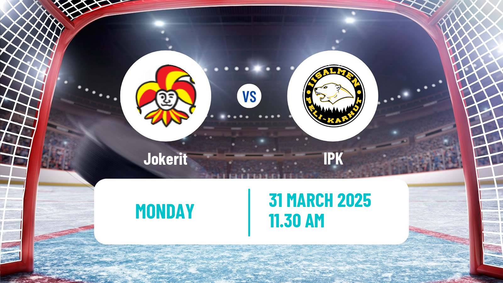Hockey Finnish Mestis Jokerit - IPK