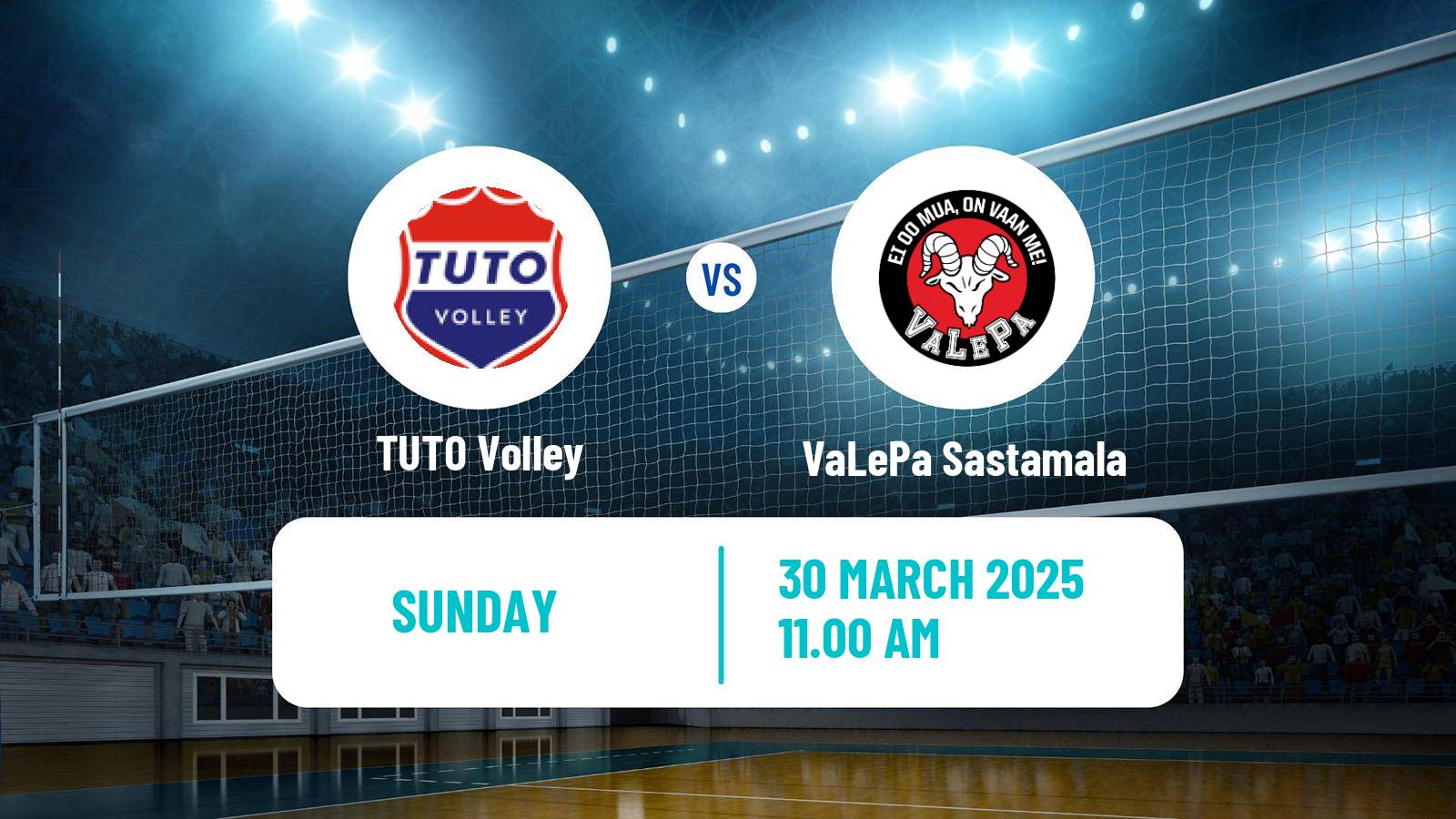 Volleyball Finnish Mestaruusliiga Volleyball TUTO - VaLePa Sastamala