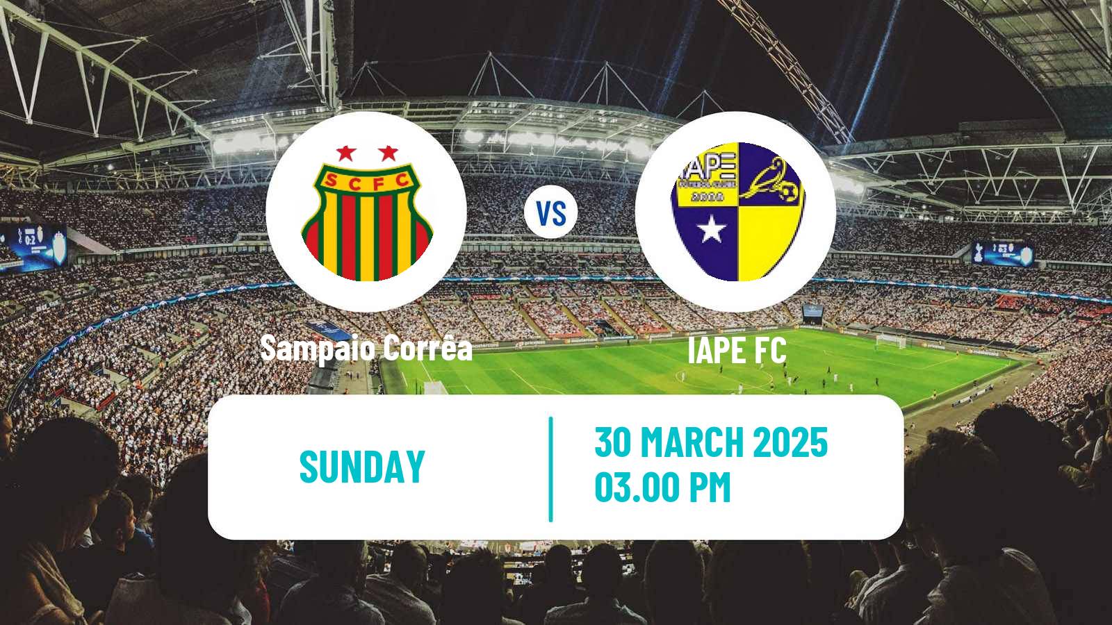 Soccer Brazilian Campeonato Maranhense Sampaio Corrêa - IAPE
