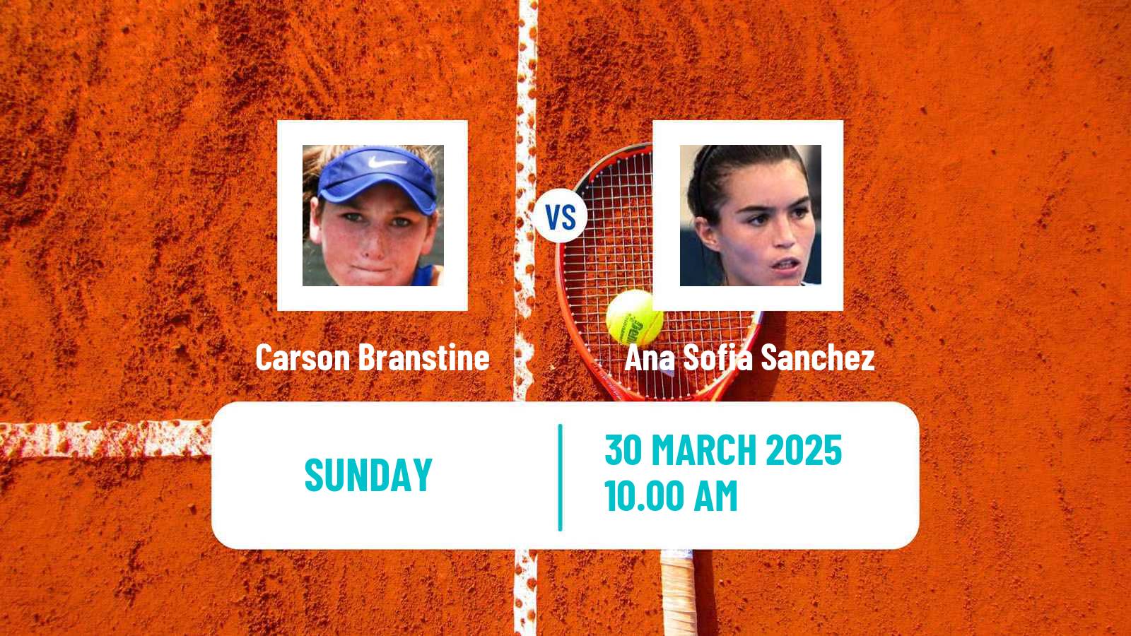 Tennis ITF W50 Santo Domingo 2 Women Carson Branstine - Ana Sofia Sanchez