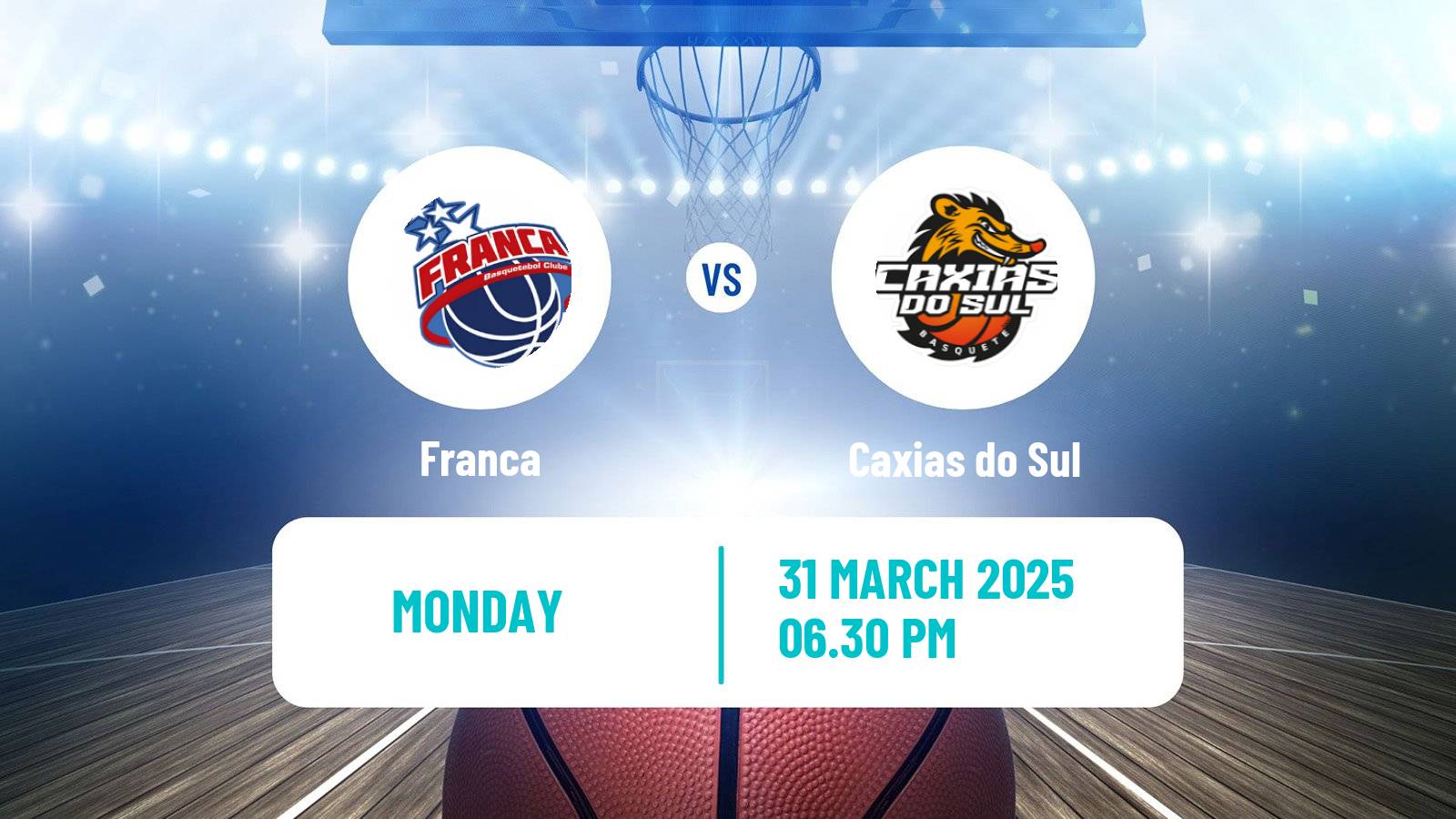 Basketball Brazilian NBB Franca - Caxias do Sul
