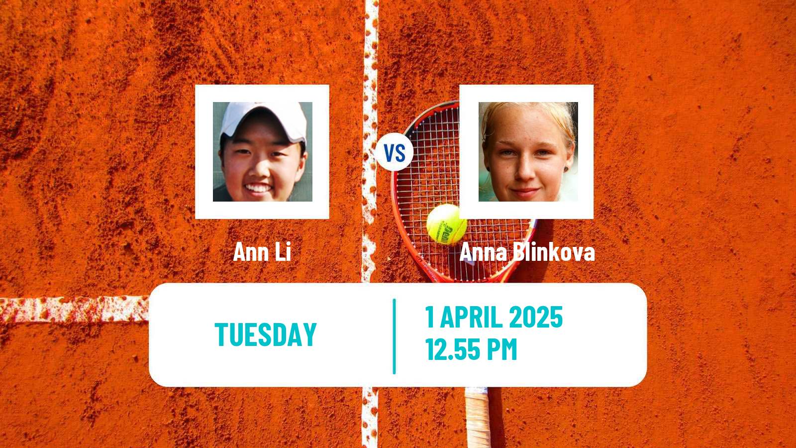 Tennis WTA Charleston Ann Li - Anna Blinkova