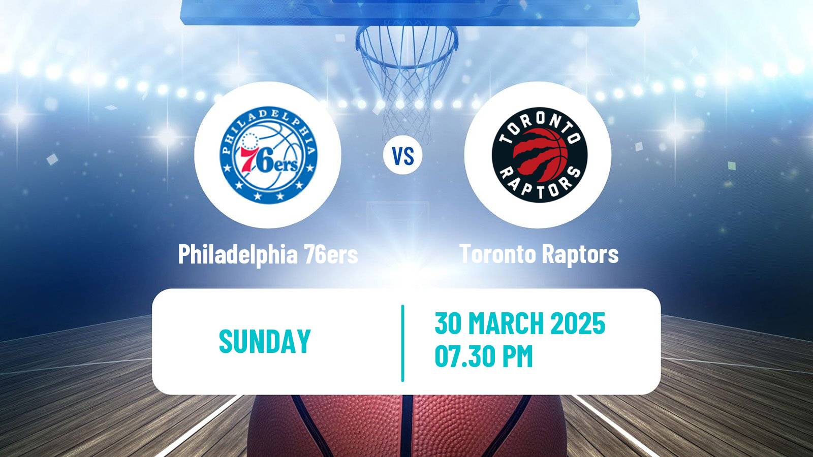 Basketball NBA Philadelphia 76ers - Toronto Raptors