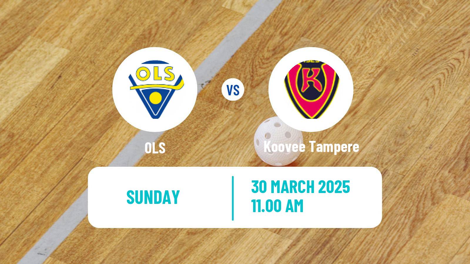 Floorball Finnish F-Liiga OLS - Koovee Tampere