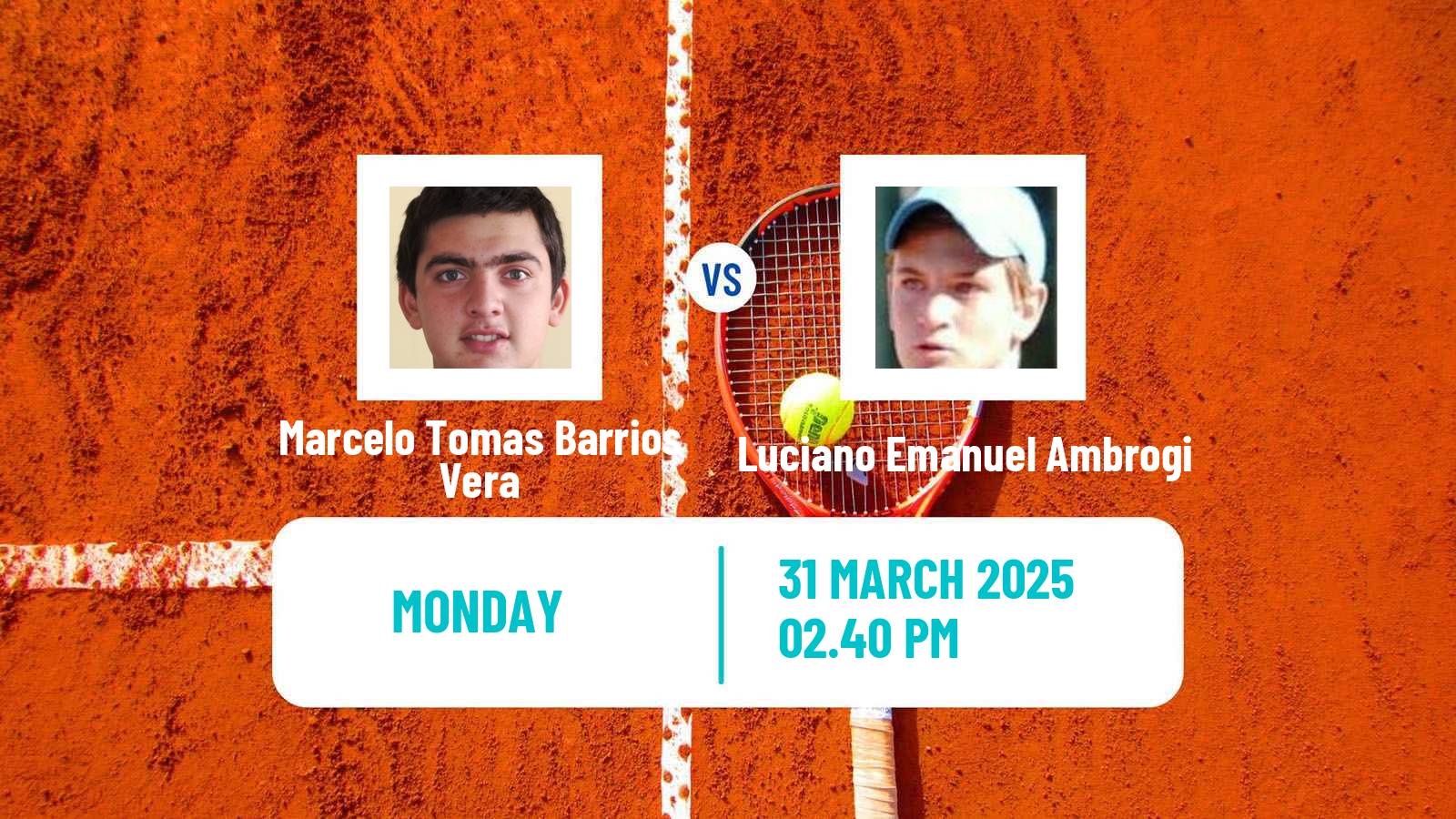 Tennis Campinas Challenger Men Marcelo Tomas Barrios Vera - Luciano Emanuel Ambrogi