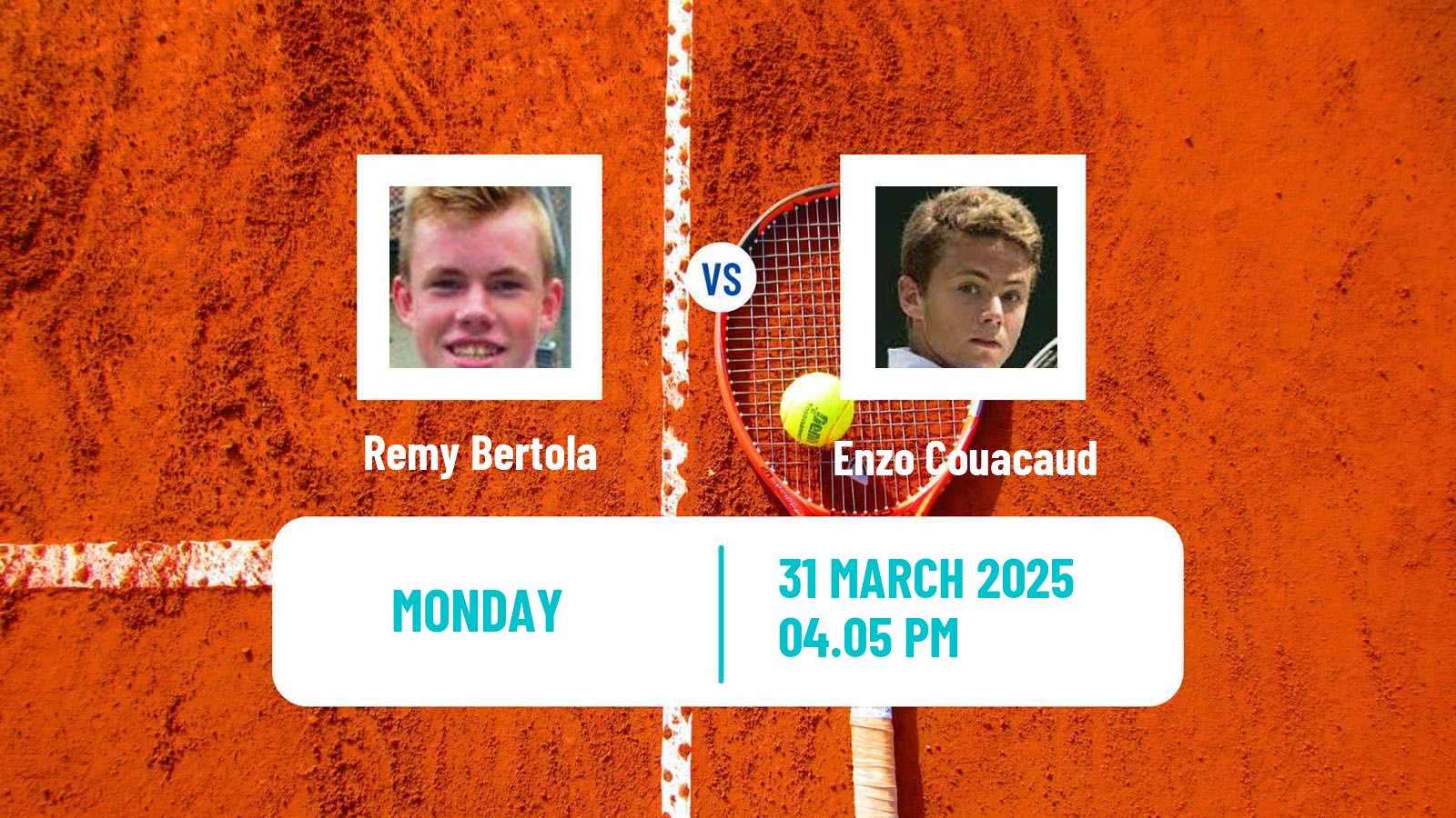 Tennis Campinas Challenger Men Remy Bertola - Enzo Couacaud