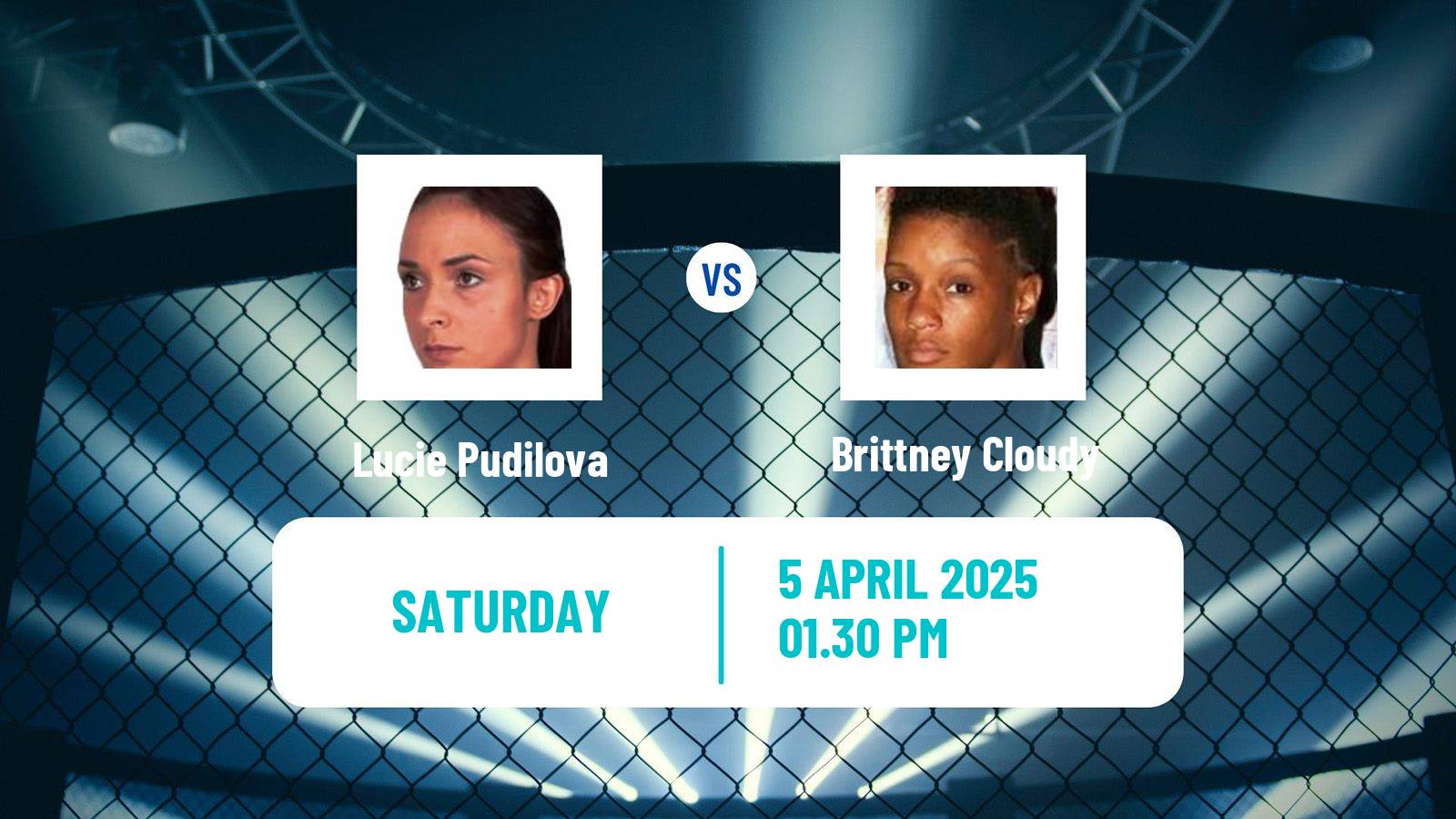 MMA Bantamweight Oktagon Women Lucie Pudilova - Brittney Cloudy