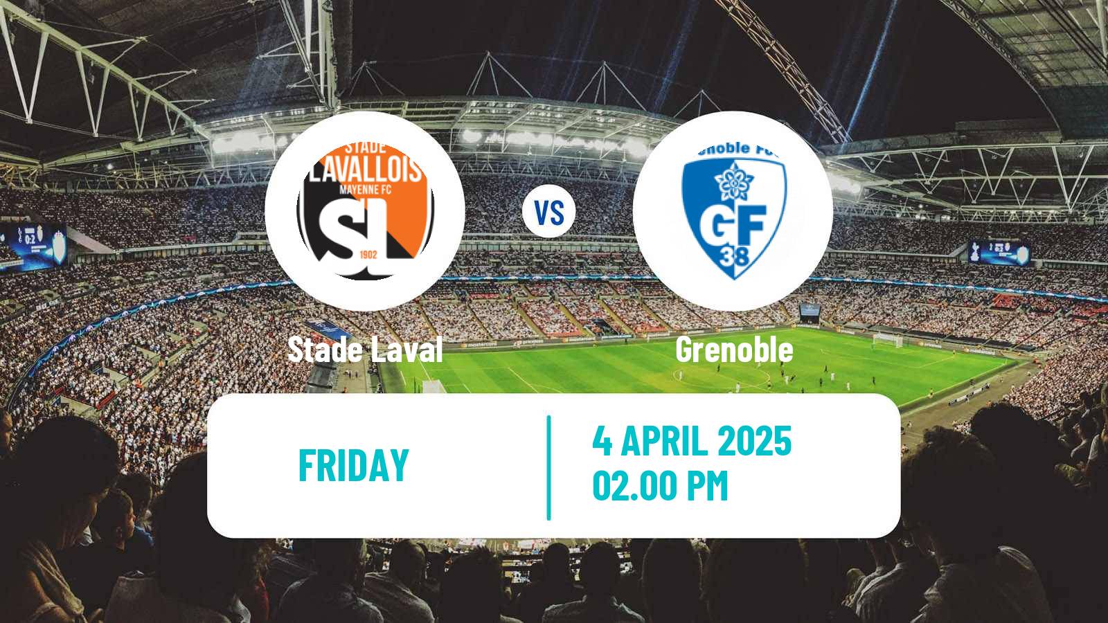 Soccer French Ligue 2 Laval - Grenoble
