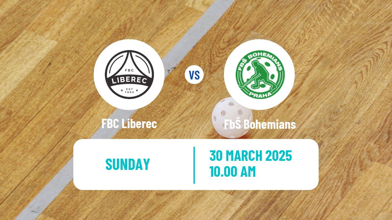 Floorball Czech Superliga Floorball FBC Liberec - FbŠ Bohemians