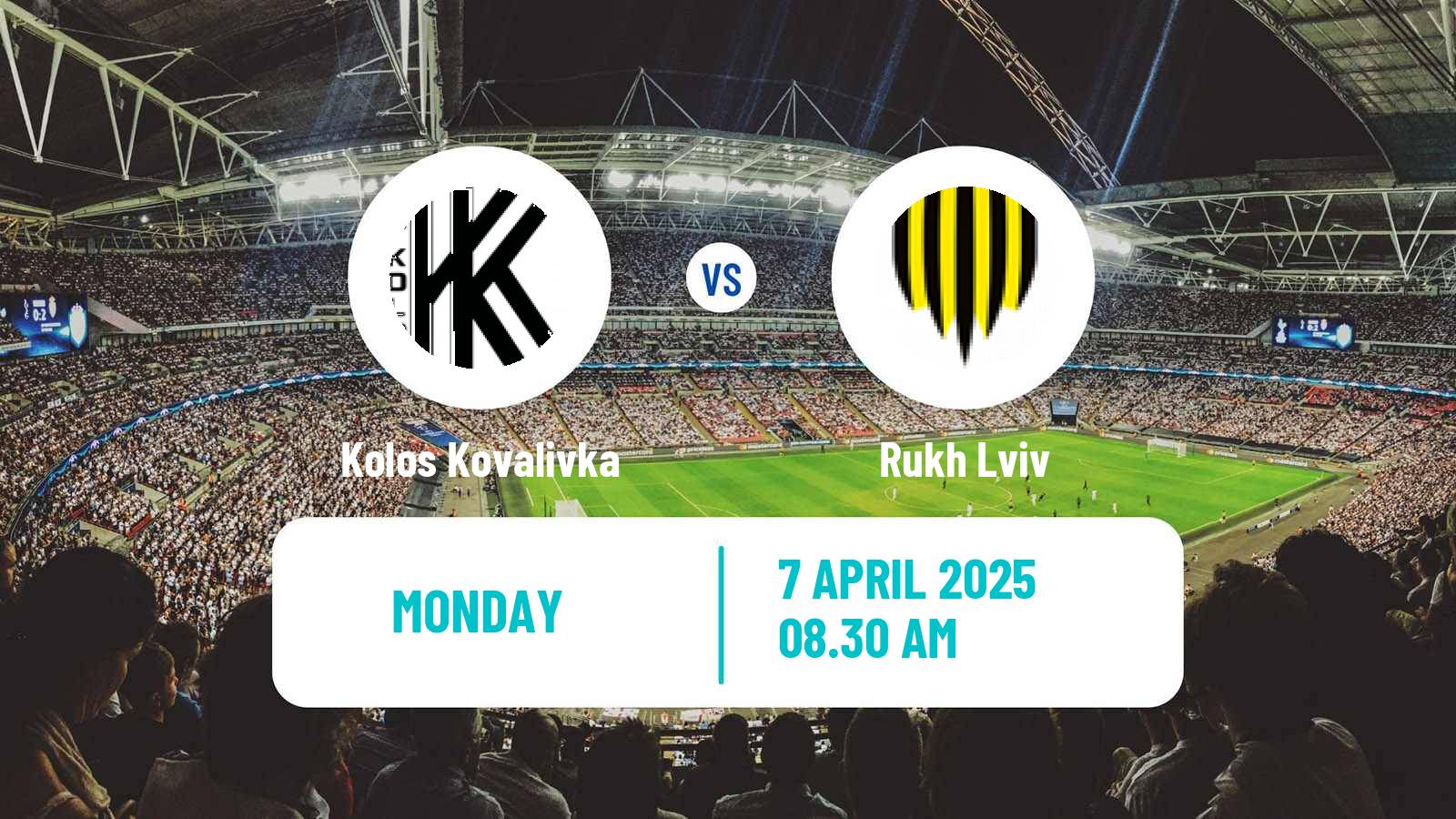 Soccer Ukrainian Premier League Kolos Kovalivka - Rukh Lviv