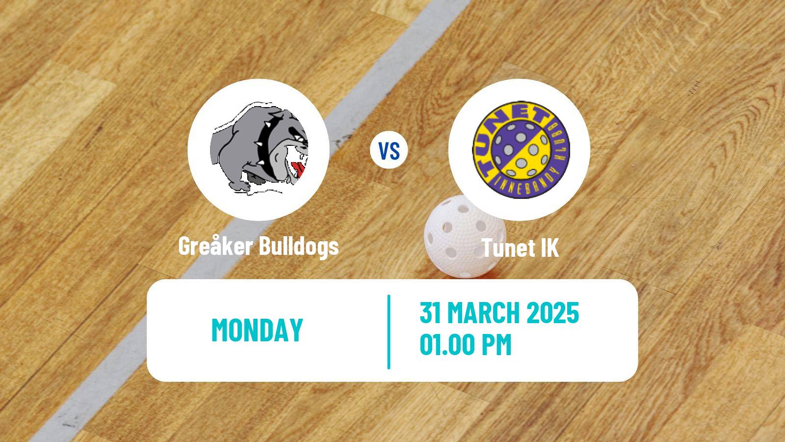 Floorball Norwegian Eliteserien Floorball Greåker Bulldogs - Tunet
