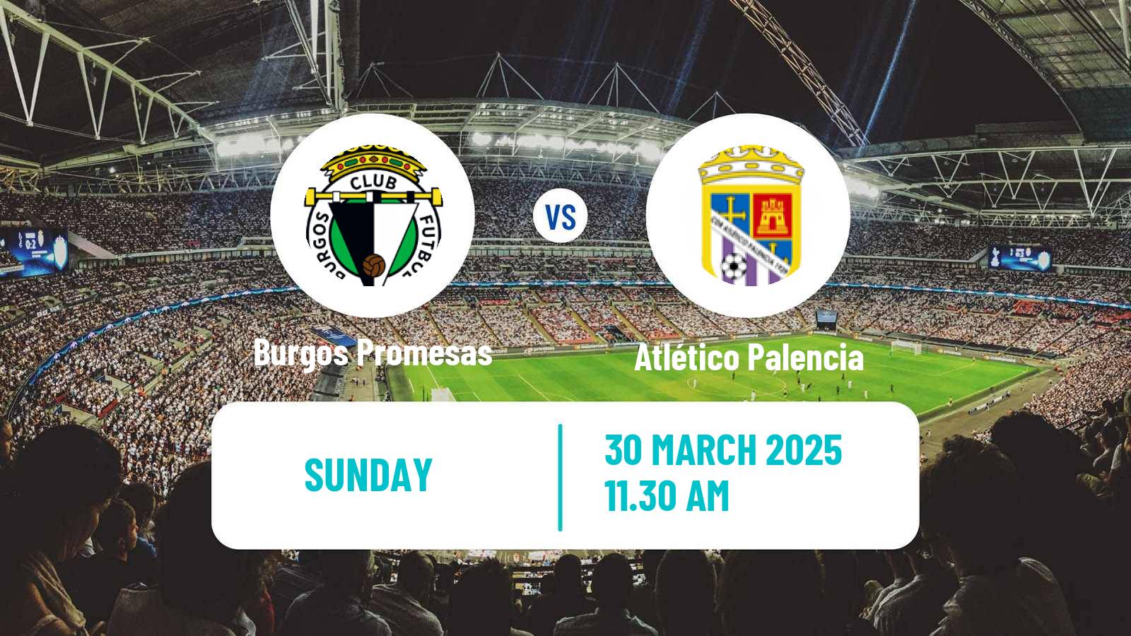 Soccer Spanish Tercera RFEF - Group 8 Burgos Promesas - Atlético Palencia