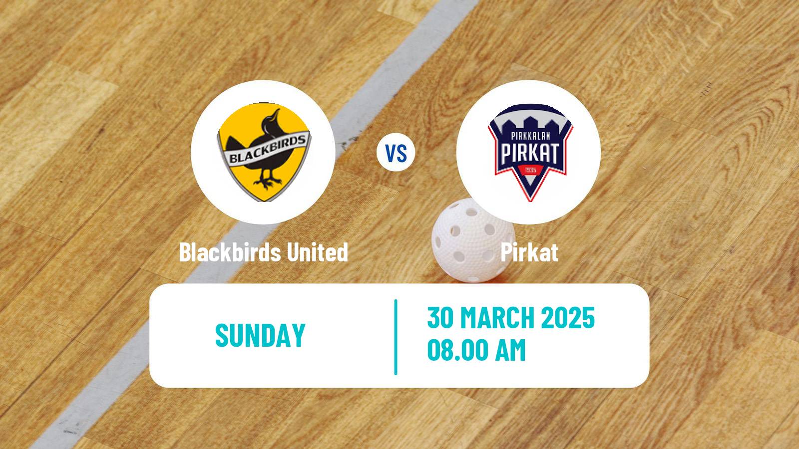 Floorball Finnish Divari Blackbirds United - Pirkat