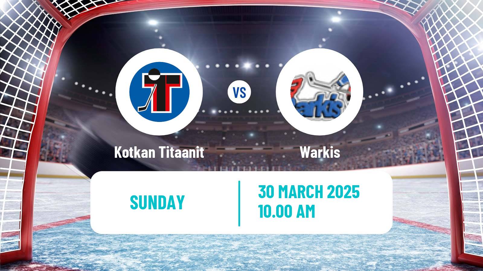 Hockey Finnish Suomi-sarja Kotkan Titaanit - Warkis