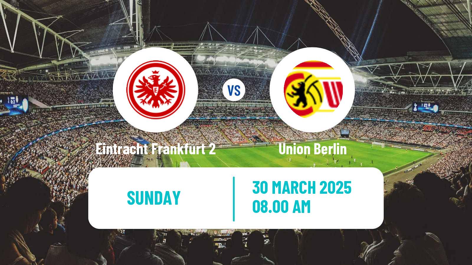 Soccer German 2 Bundesliga Women Eintracht Frankfurt 2 - Union Berlin