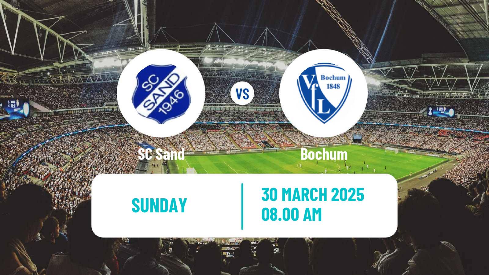 Soccer German 2 Bundesliga Women Sand - Bochum