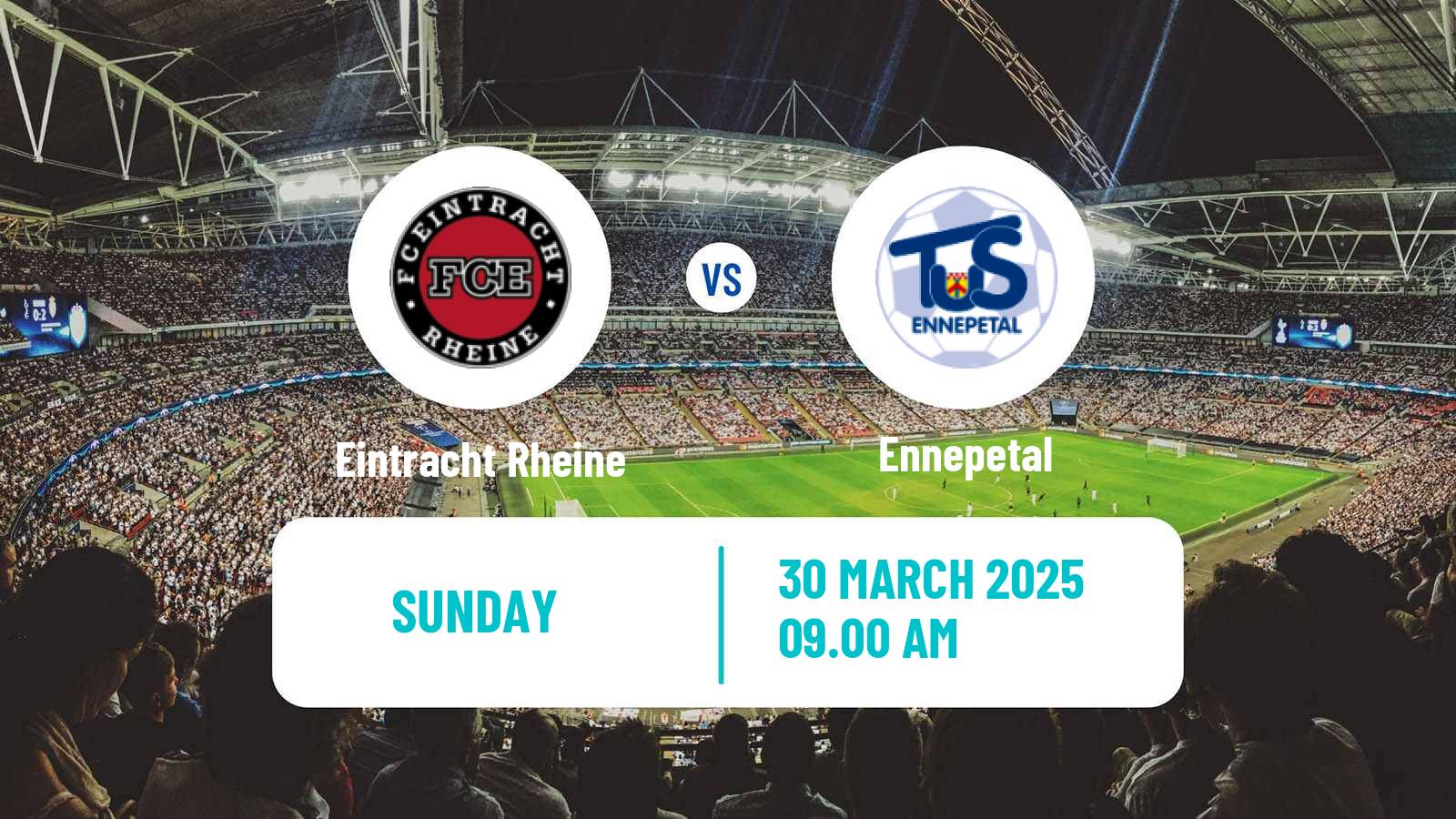 Soccer German Oberliga Westfalen Eintracht Rheine - Ennepetal