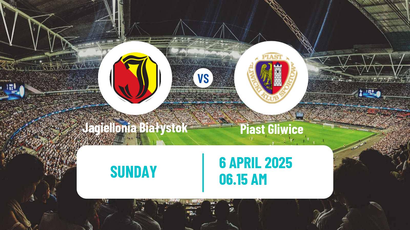 Soccer Polish Ekstraklasa Jagiellonia Białystok - Piast Gliwice