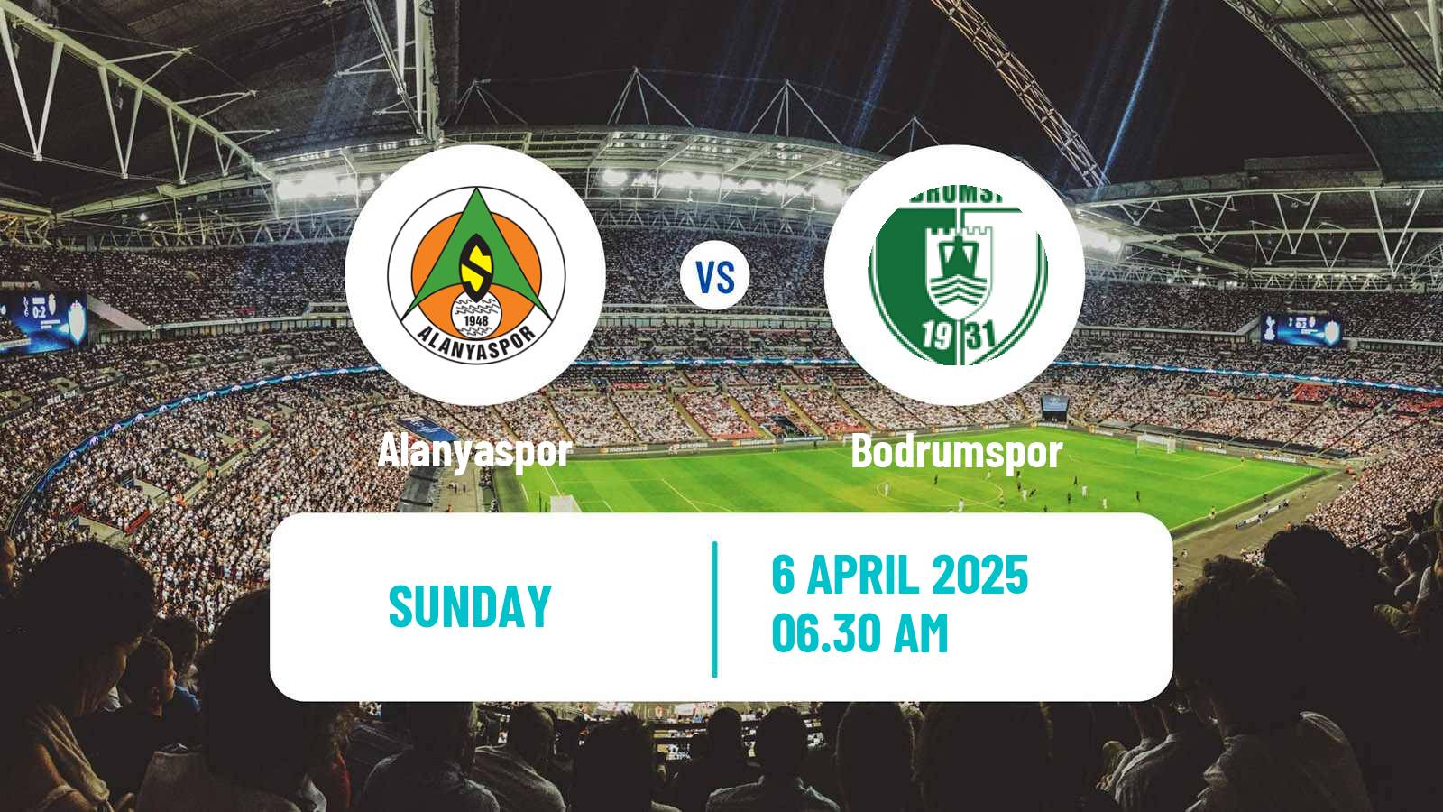 Soccer Turkish Super League Alanyaspor - Bodrumspor
