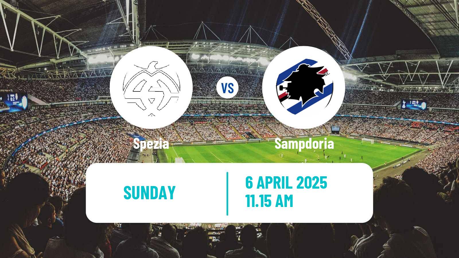 Soccer Italian Serie B Spezia - Sampdoria