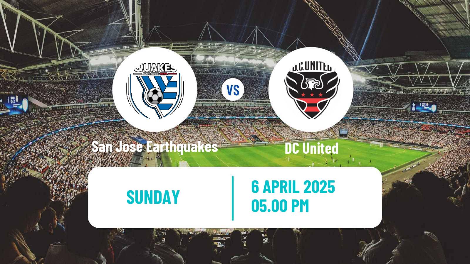 Soccer MLS San Jose Earthquakes - DC United