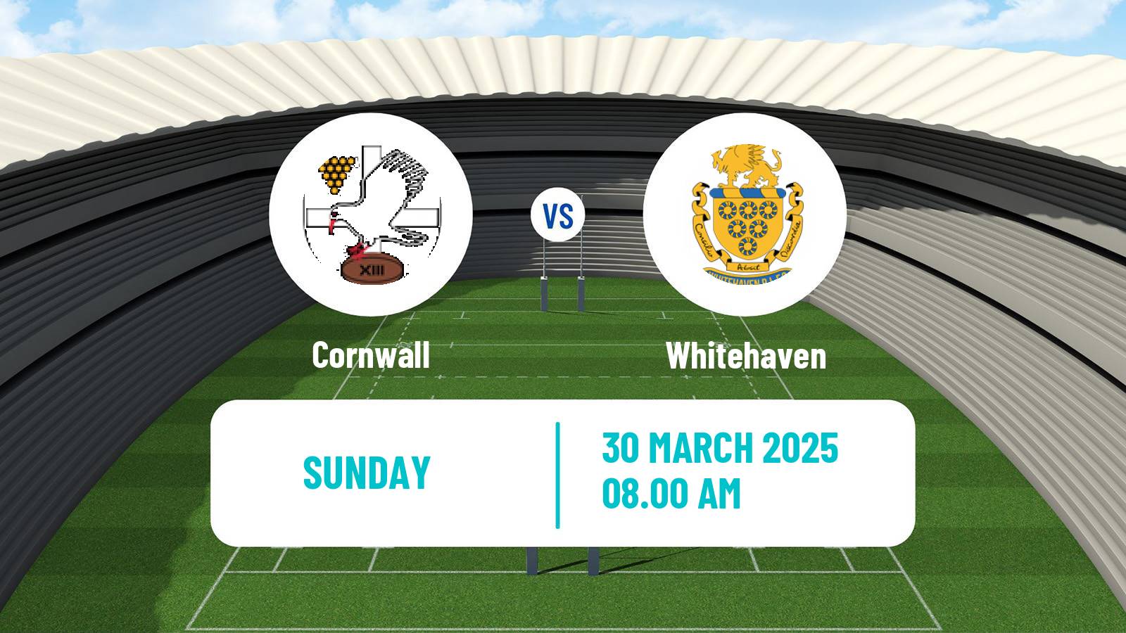 Rugby league English League 1 Rugby League Cornwall - Whitehaven