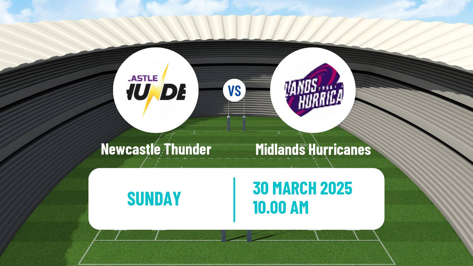 Rugby league English League 1 Rugby League Newcastle Thunder - Midlands Hurricanes