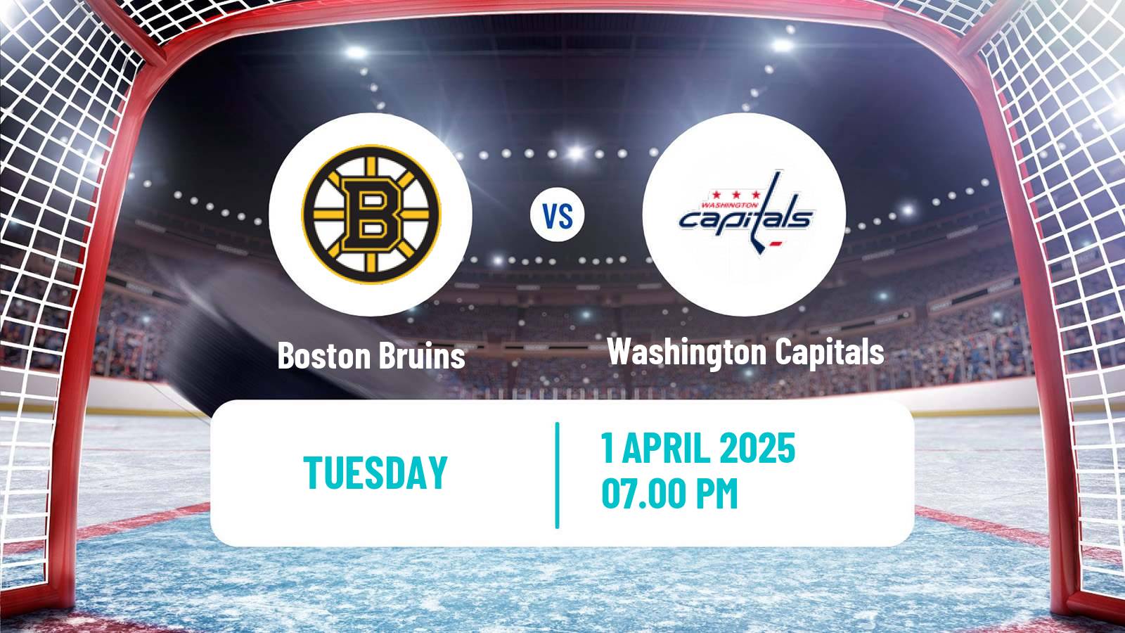 Hockey NHL Boston Bruins - Washington Capitals