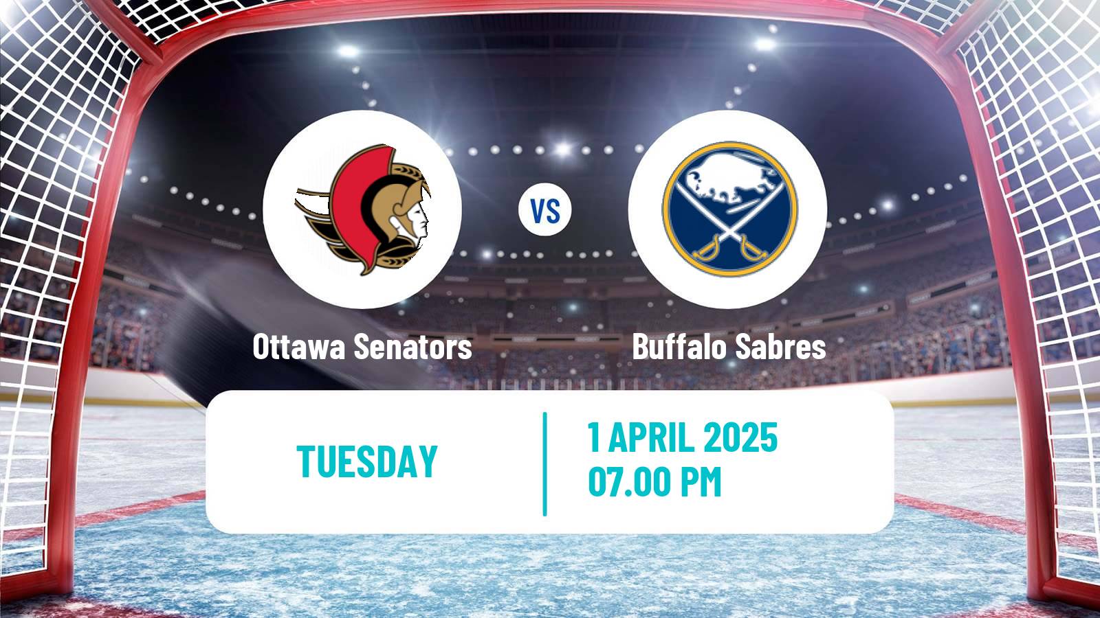 Hockey NHL Ottawa Senators - Buffalo Sabres