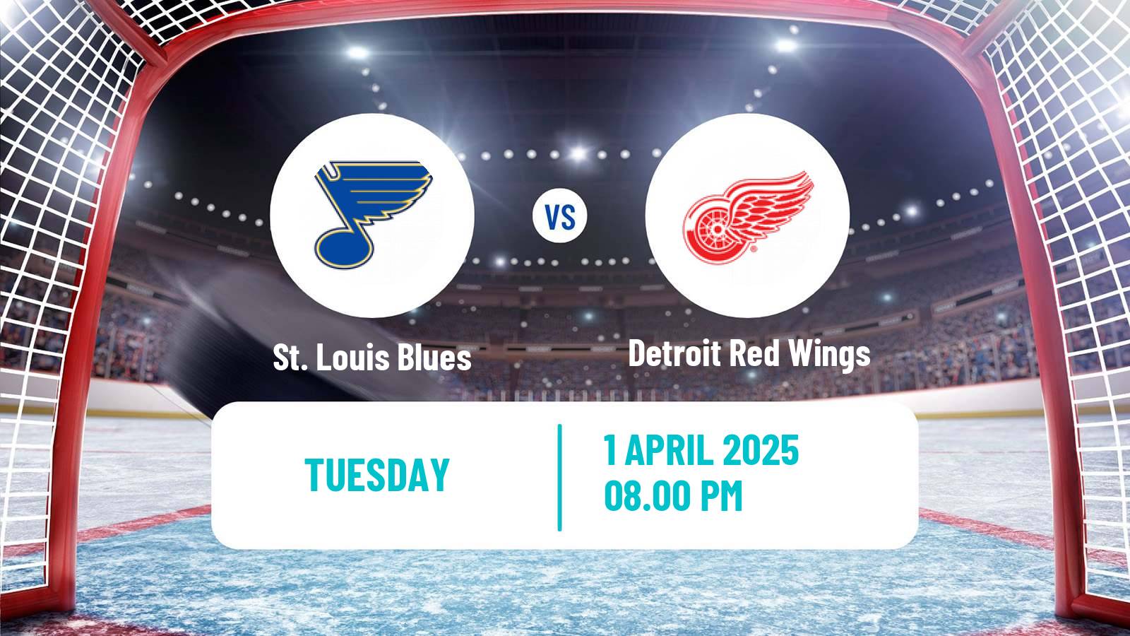 Hockey NHL St. Louis Blues - Detroit Red Wings