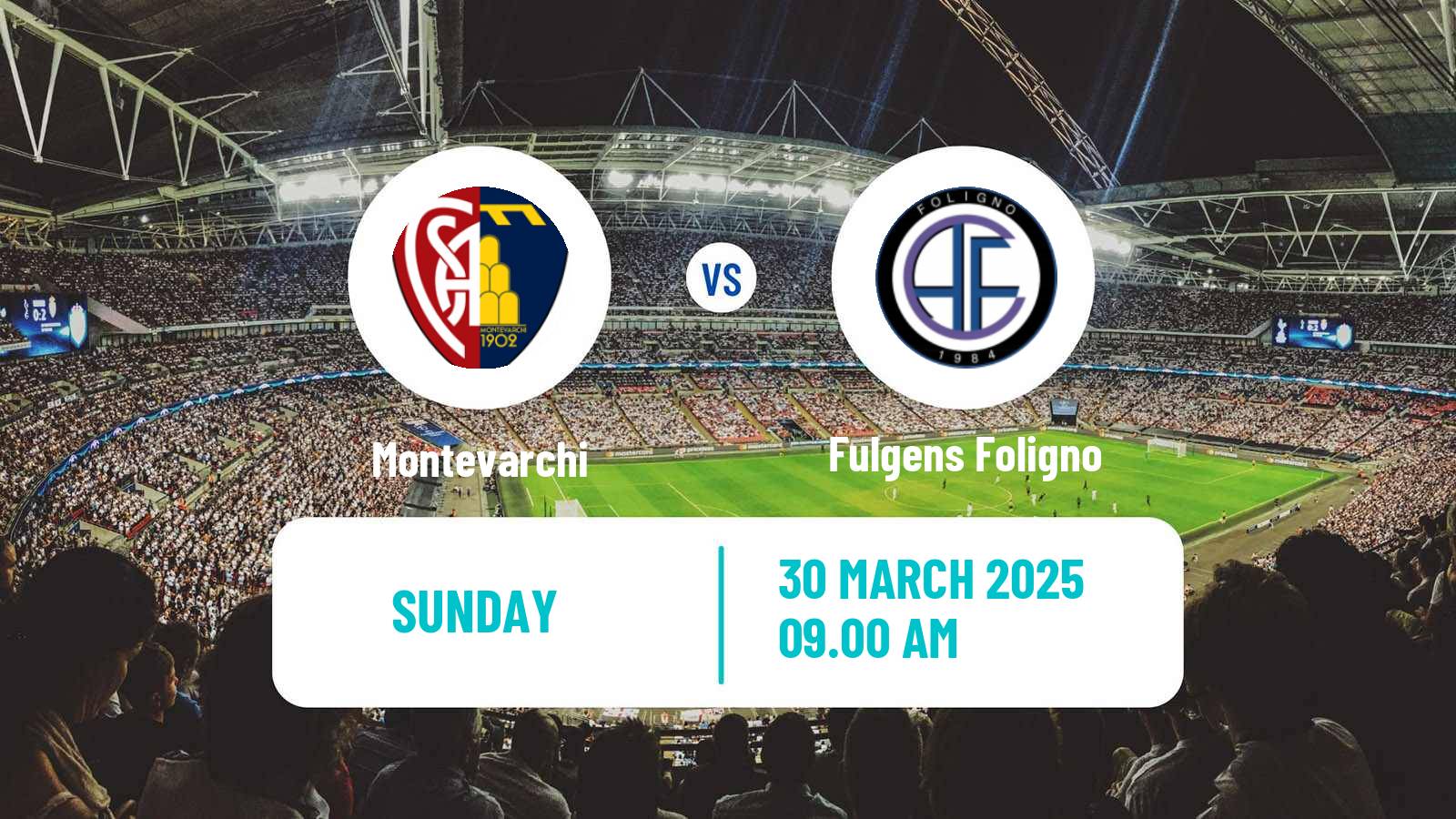 Football Italian Serie D - Group E Montevarchi - Fulgens Foligno